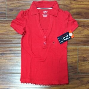 French Toast Kids Bright Red Polo